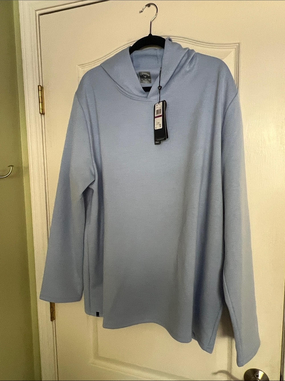 Callaway Light Blue Men's Crewneck Hoodie Sweater
